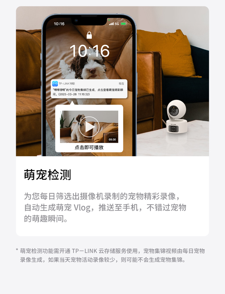 TP-LINK TL-IPC43AW 双摄摄像头 看家利器