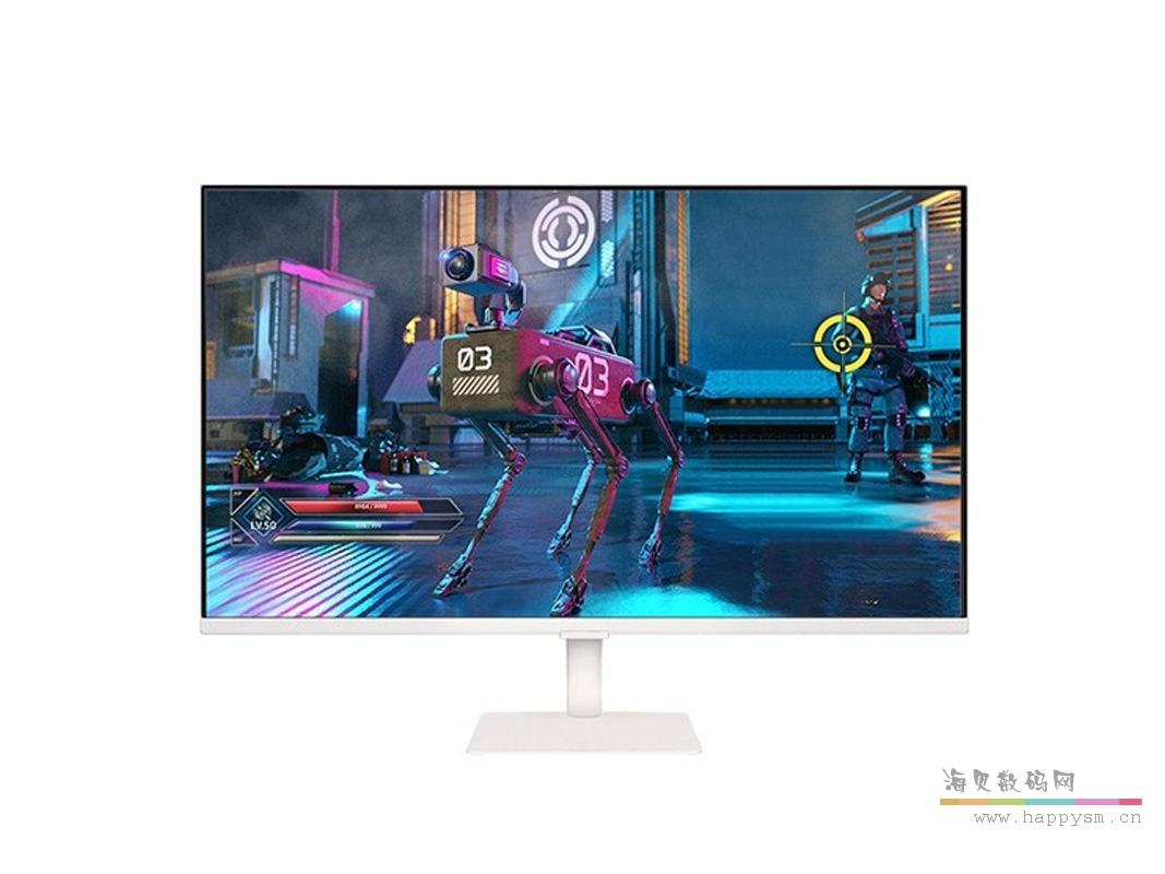 三星 32英寸 M70B 平面智慧显示器 珍珠白 S32BM701UC