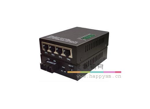 东方之光 DFZG-S-SYQZ-1G4TX   1光4电光纤收发器