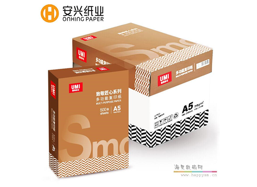 安兴 匠心a5打印纸 A5纸70克10包 发票复印纸自营多功