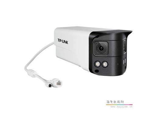 TP-LINK TL-IPC544VE/VEP-W2.8 全彩室外400万双目超广角网络摄像机