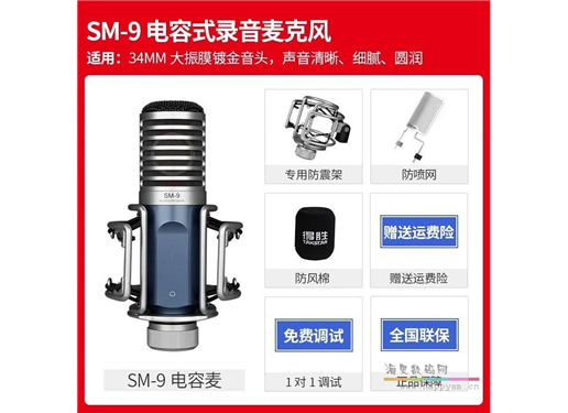 得胜 SM-9 专业录音麦克风