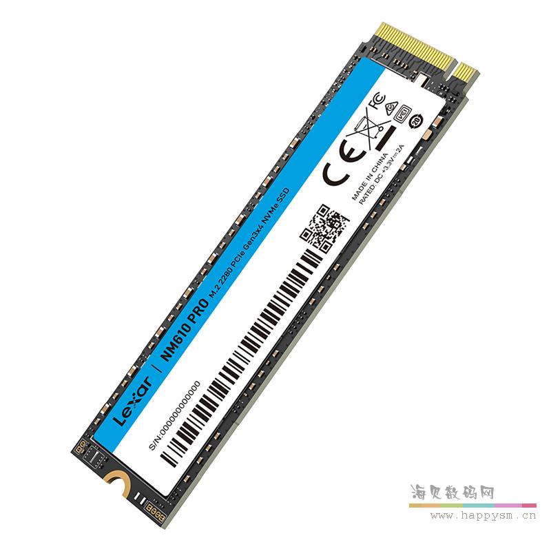 雷克沙 LNM610 PRO 固态硬盘 读写3300/2600M
