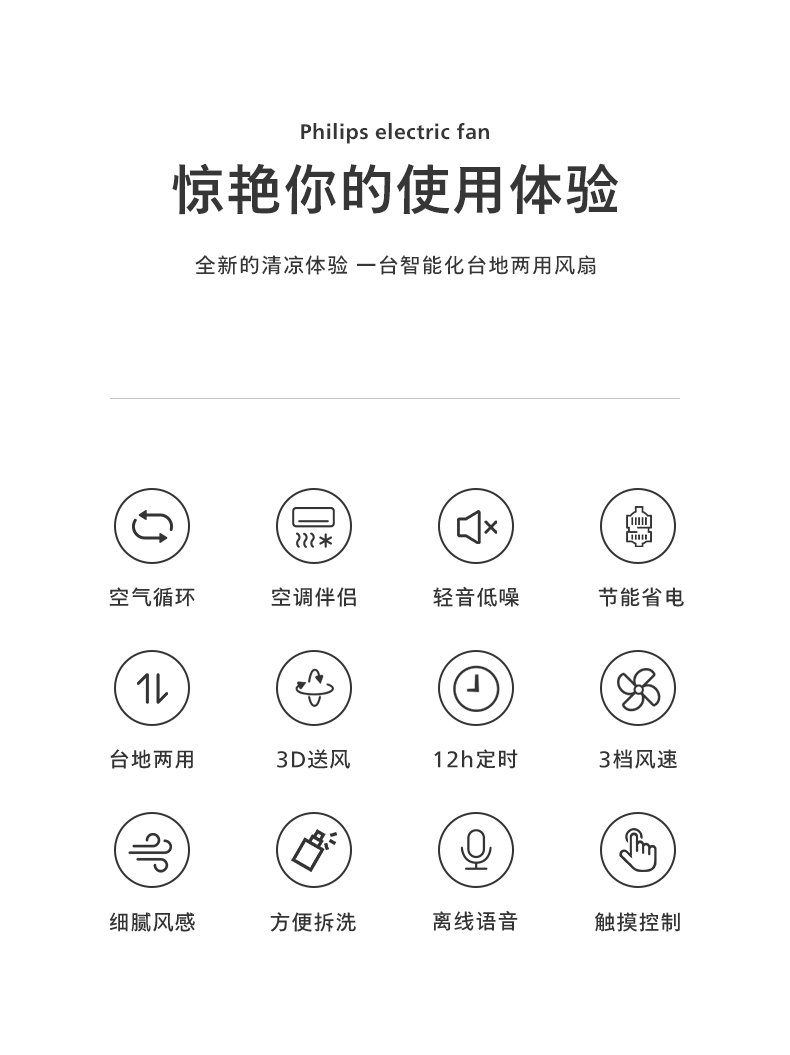 飞利浦 电风扇
