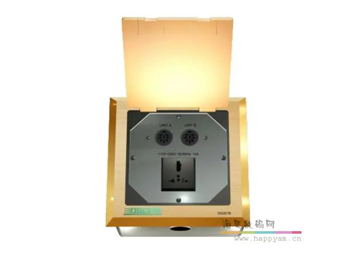 迪士普 D6267B 会议地面掀盖式插座