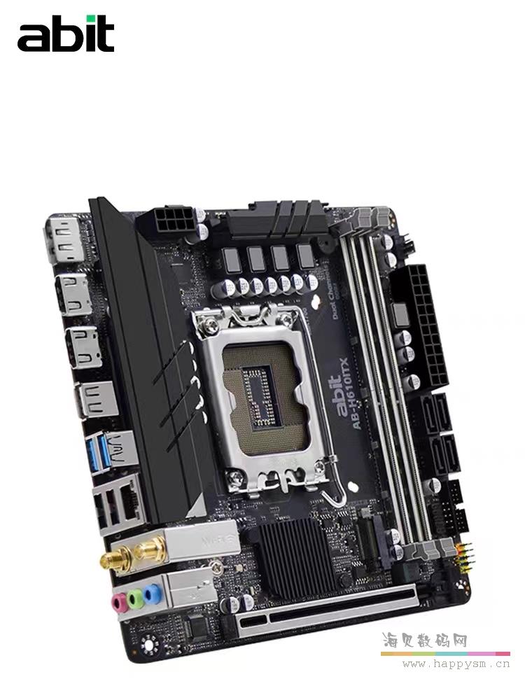 升技H610 ITX黑色马甲款