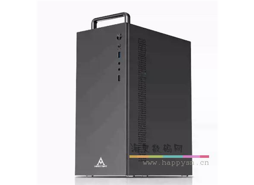 现代国际尚品 GX420 电源 + 黑石塔 小鲁班  V200 USB3.0 机箱