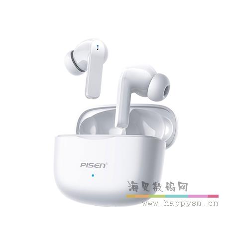 PISEN Buds P2 ANC降噪真无线蓝牙耳机(BHD-TW5/云白色)纸盒装-国内版(DZ)