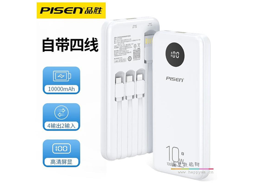 品胜 TS-D323  10W四自带线电库10000