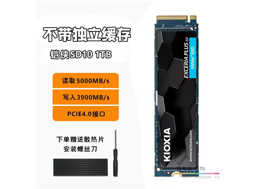 东芝 铠侠 SD10  SSD固态硬盘NVME M.2 pcie4.0高速接口游戏电竞