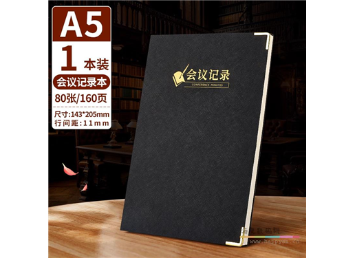 晨光 黑皮本 笔记本 会议记录