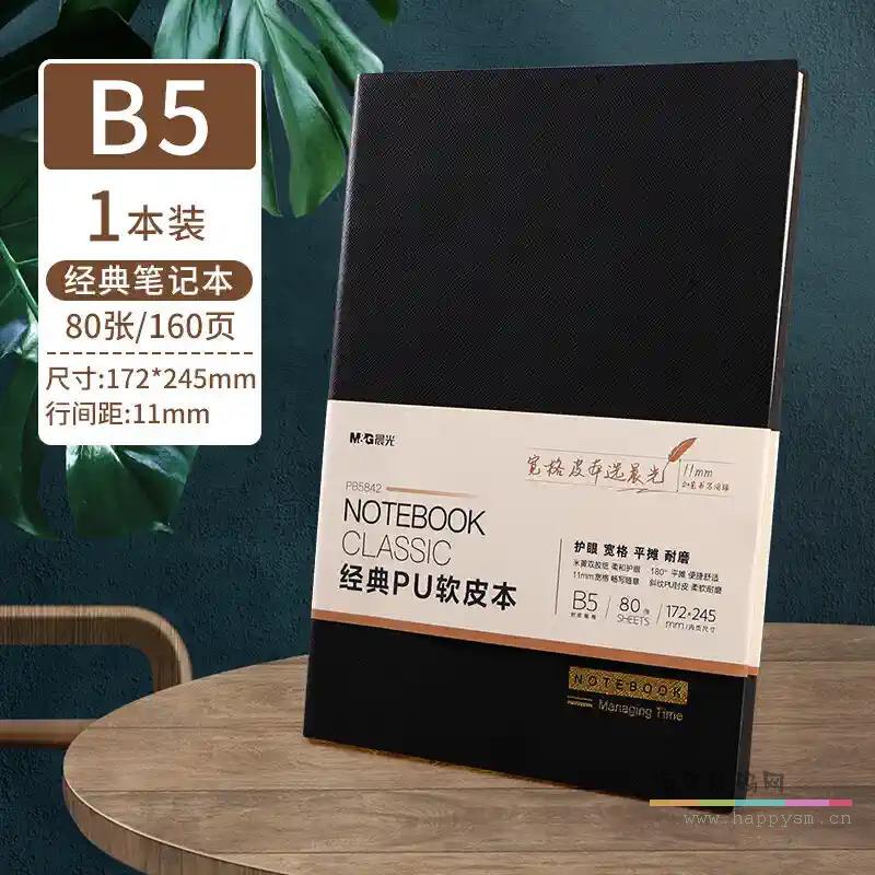 B5笔记本 PB5842 1本 80张