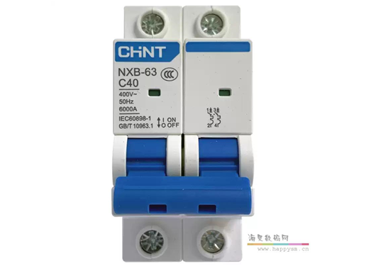 正泰 小型断路器 NXB-63 2P 40A 正泰空气开关二极 C型 C40正泰空开