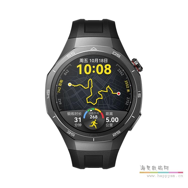 【GT5 PRO】46mm 曜石黑|带原装充电底座和充电线+送表带+贴膜2张+礼品袋子