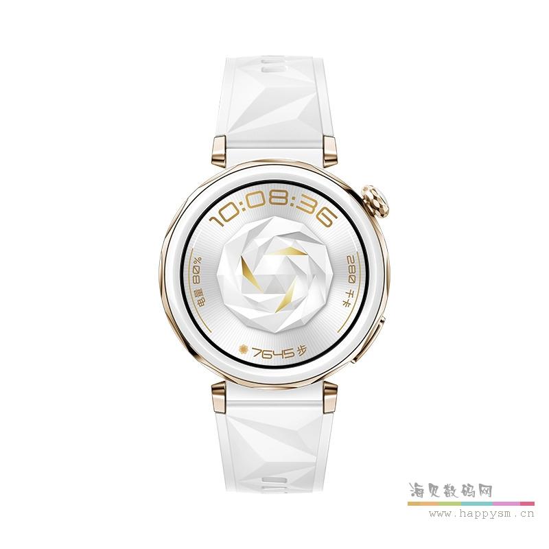 【GT5 PRO】42mm 冰川白|带原装充电底座和充电线+送表带+贴膜2张+礼品袋子