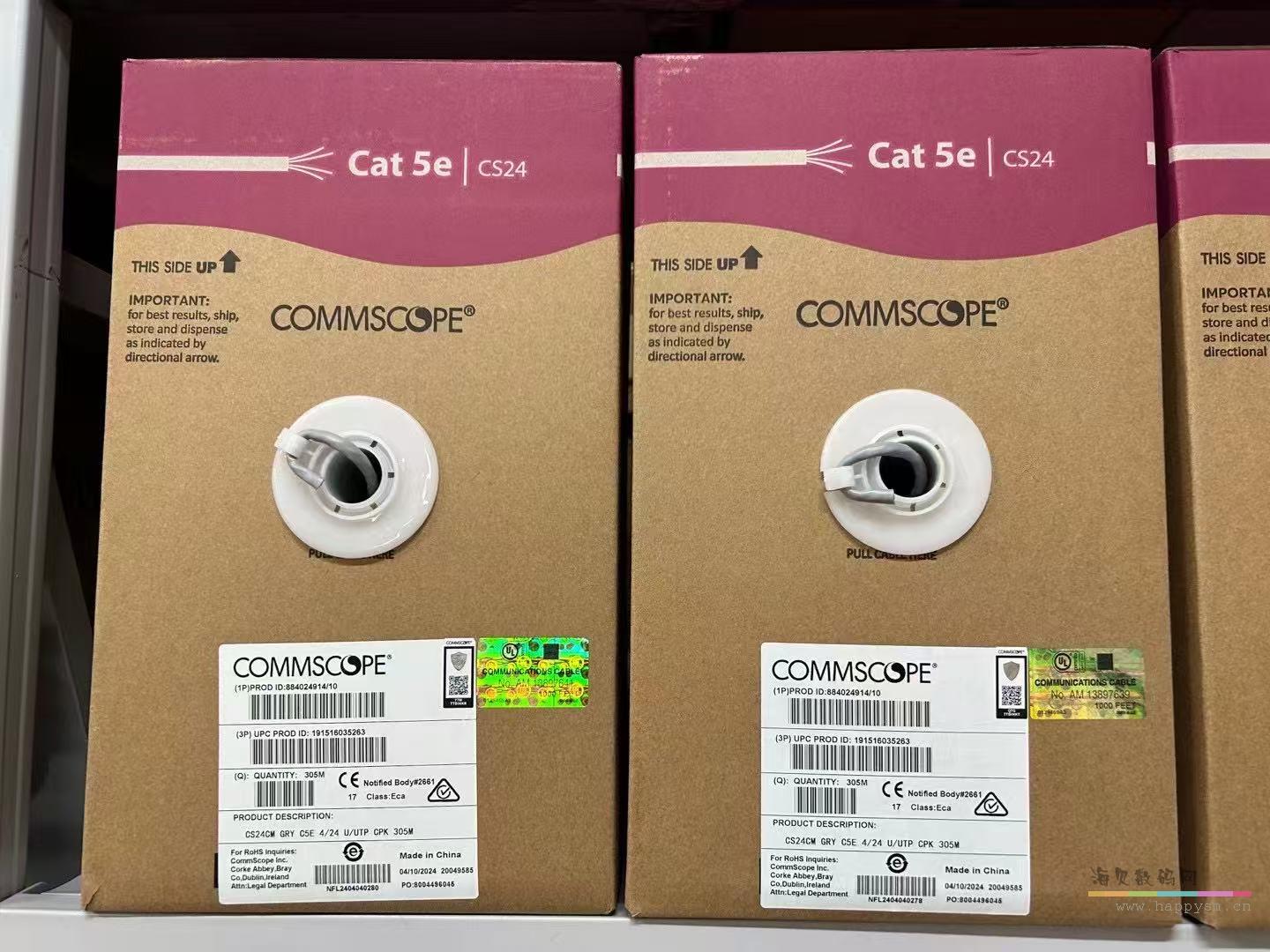 超五类 无屏蔽 Cat 5e cs24  305米