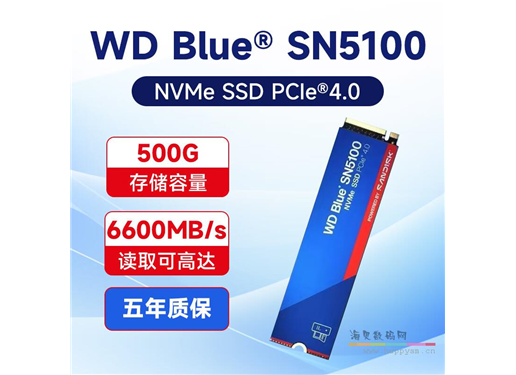 西部数据 SN5100  M.2 NVME固态硬盘SSD PCIe4.0（荐）