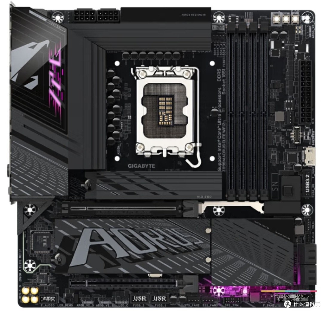 小雕Z890M AORUS ELITE WIFI7 DDR5主板