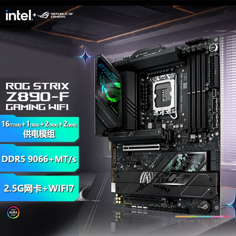 【玩家国度】华硕 ROG STRIX Z890-F GAMING WIFI 猛禽电竞
