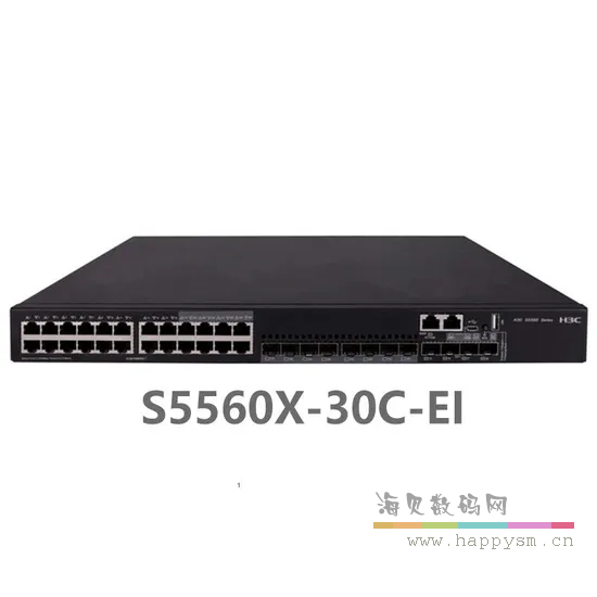 S5560X-30C-EI  24全千兆+4口万兆光 可网管智能核心交换机 双电