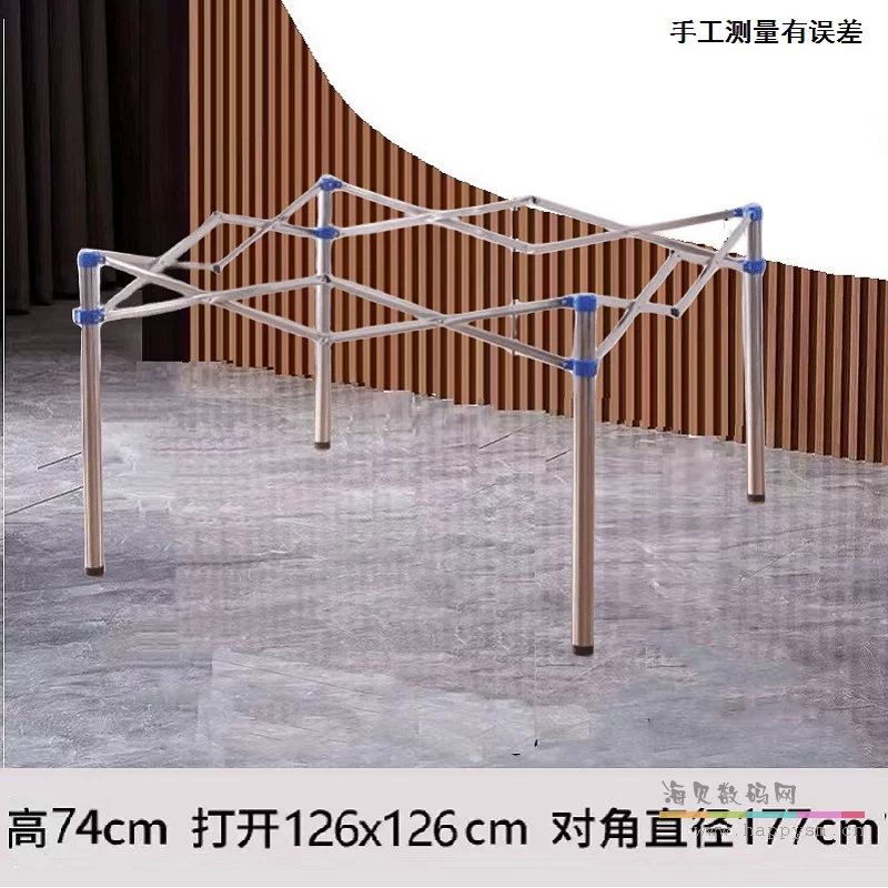 不锈钢74cm高120*120cm宽