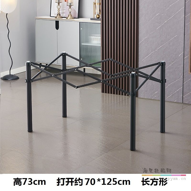 黑色73cm高70*125cm长方形