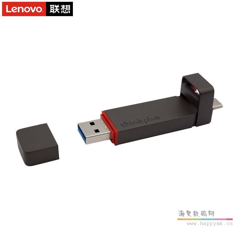 联想 TU200 Pro 双接口固态U盘USB3.2/Type-C手机高速大容量办公优盘 ThinkPlus