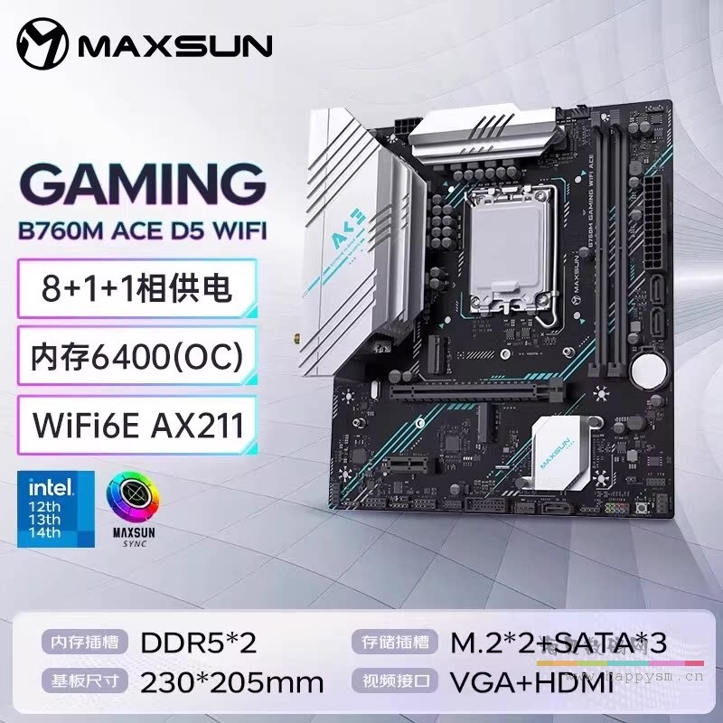 B760M Gaming WIFI ACE D5 （初代）