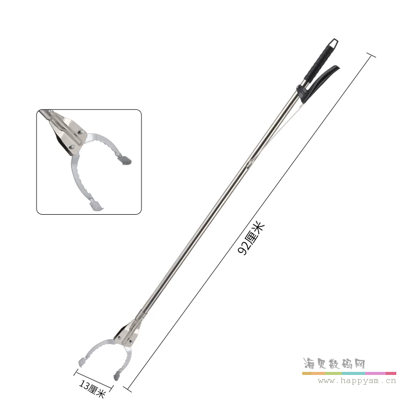92CM长带齿金属夹头(拍2个可送1个)