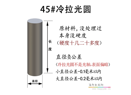 45号钢冷拉光圆 实心圆钢棒