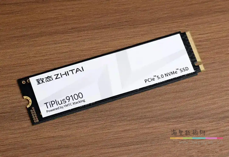 致钛 TiPlus 9100 固态硬盘 PCIE5.0 M.2 无缓存 4通道主控
