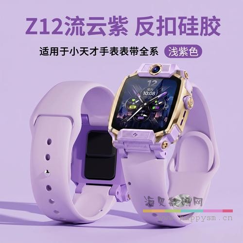 Z12 旗舰新品 高清视频4G全网通楼层定位健康监测防水 流云紫