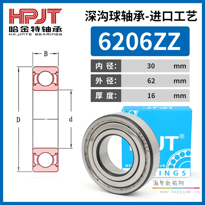 HPJT 6206--铁盖（进口质量高速)