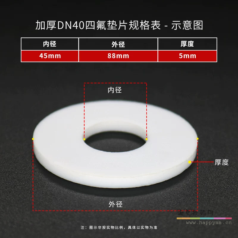 加厚DN40（88*45*5）【2个】