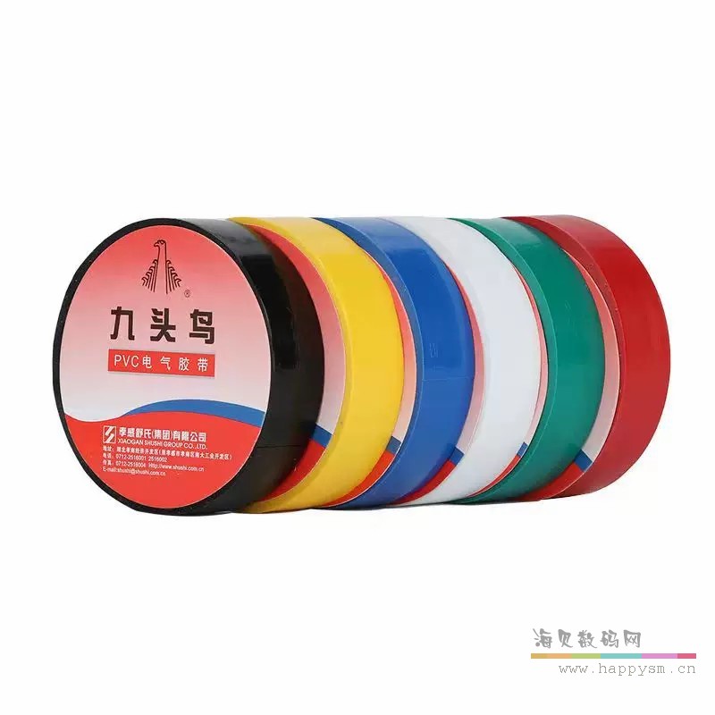 混色10卷（25米一卷）红黄蓝绿黑