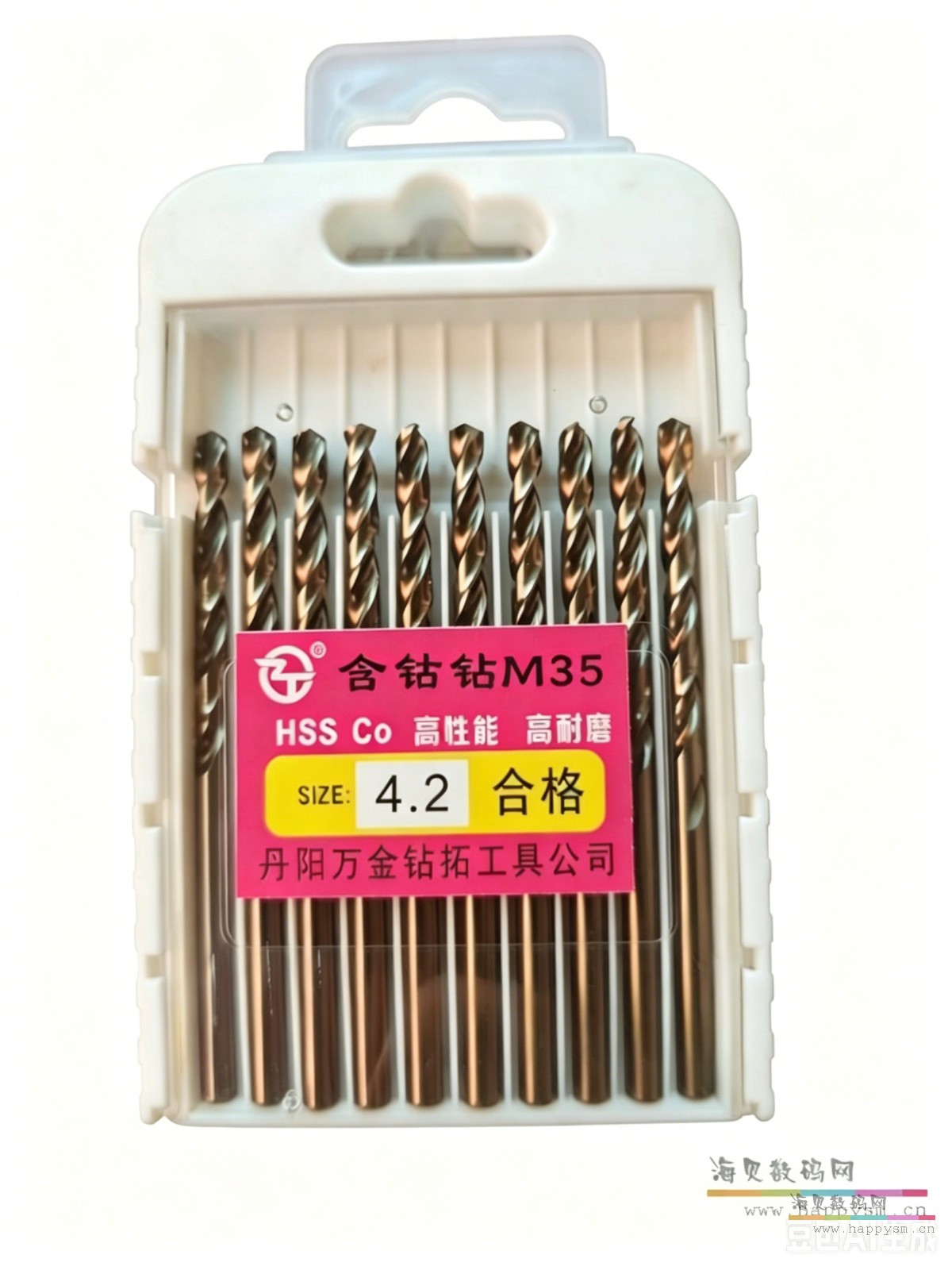 M35 SIZE4.2 不锈钢 钻头 HSS Co 高性能 高耐磨 10支/盒