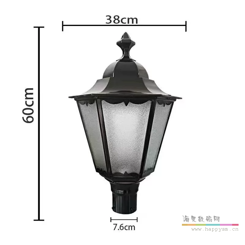 六角直径38cm口径7.6cm