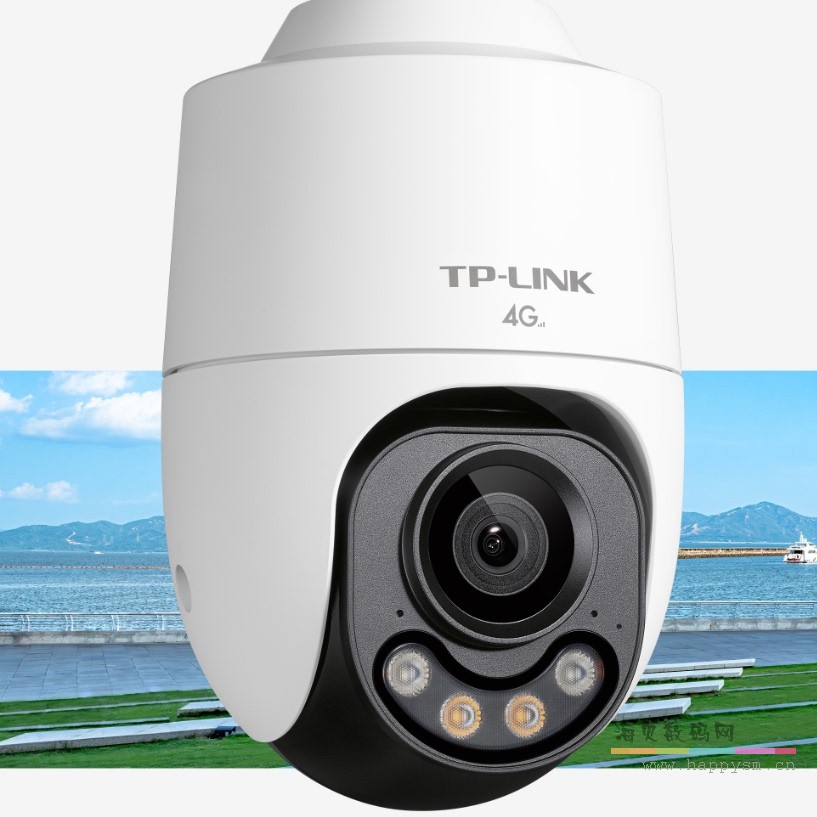 TP-LIN K终身免流4G摄像头TL-IPC662X-F4GE 室外全彩语音云台球机