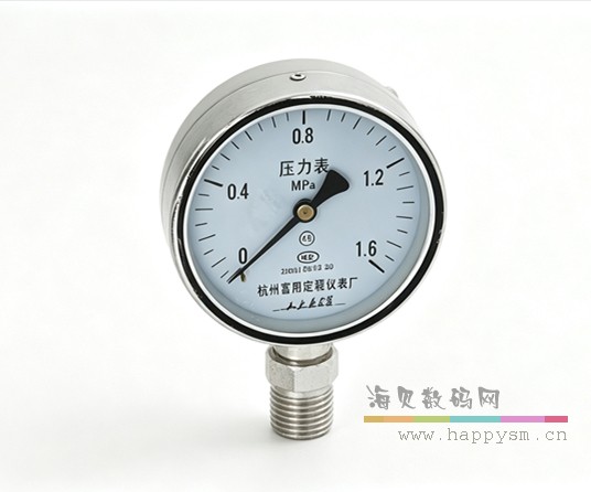 F217-33 量程 0-1.6MPa 地暖分水器压力表