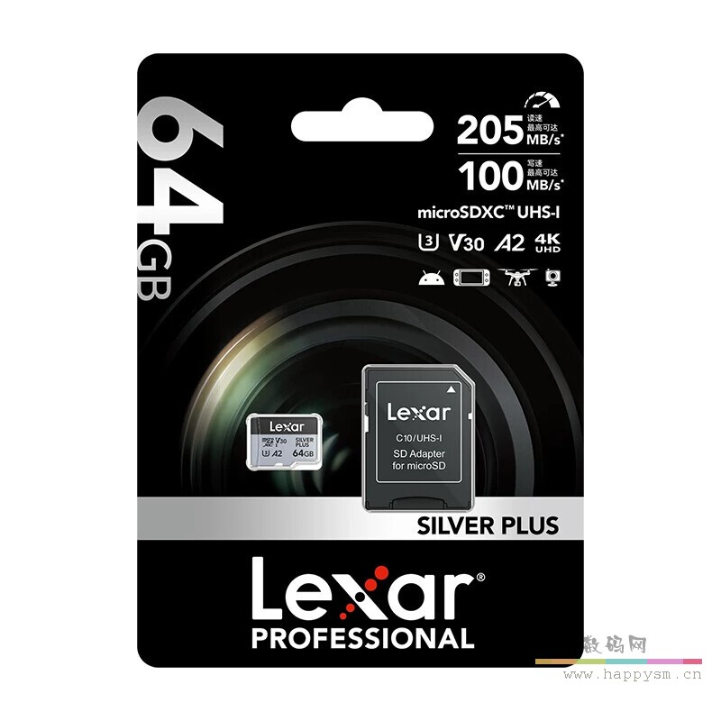 雷克沙 SILVER PLUS TF（microSD）内存卡